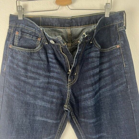 Levis 527 Men’s Bootcut Denim Jeans Dark Wash Size 36x34 100% Cotton - Picture 6 of 11